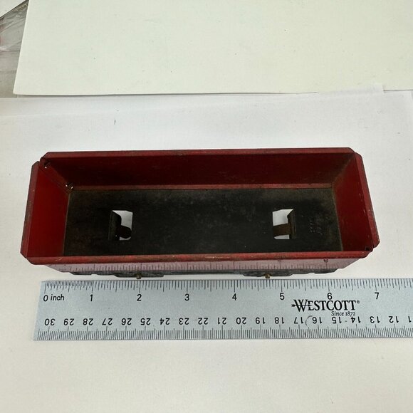 Marx Tin Pennsylvania O Scale Red Car Model Railroad Toy - Picture 7 of 7